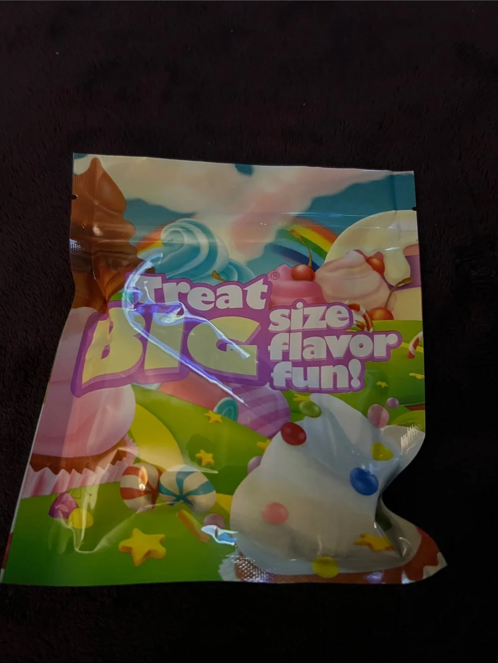 Treat Beauty jumbo lip balm in flavor Snow Cone New